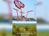 Nad Al Hammar roundabout in Dubai is one of the four roundabouts that have undergone a beautification makeover 