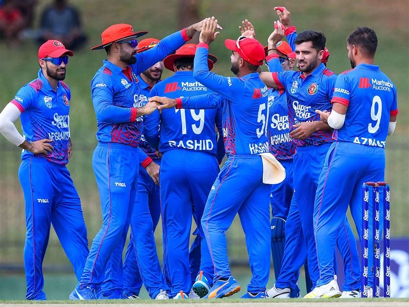 Afghanistan cricket players