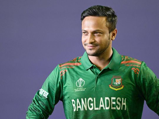 Bangladesh's captain Shakib Al Hasan