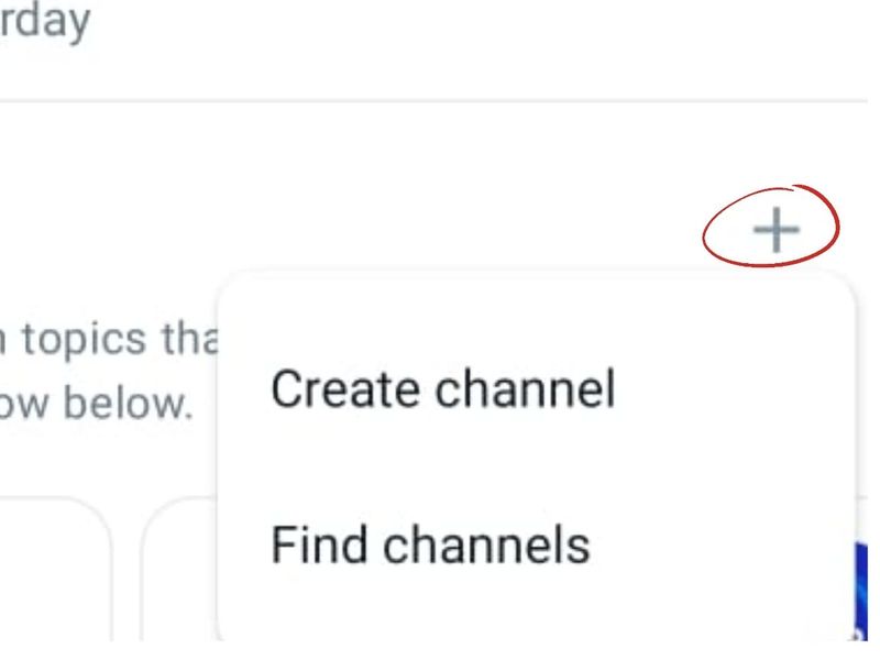  Click on the button that says 'Find channels'.