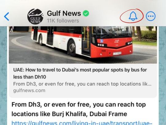A step-by-step guide on how to subscribe to Gulf News on Whatsapp Channels.