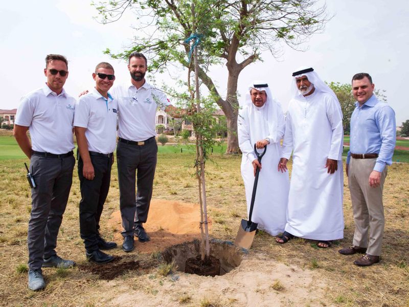 Sport - Golf - Jumeirah Golf Estates - Indigenous Ghaf trees planted across the course