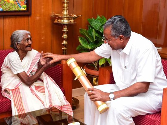 Karthyayani Amma and P Vijayan 