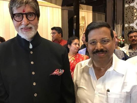 Amitabh Bachchan and P.V Gangadharan