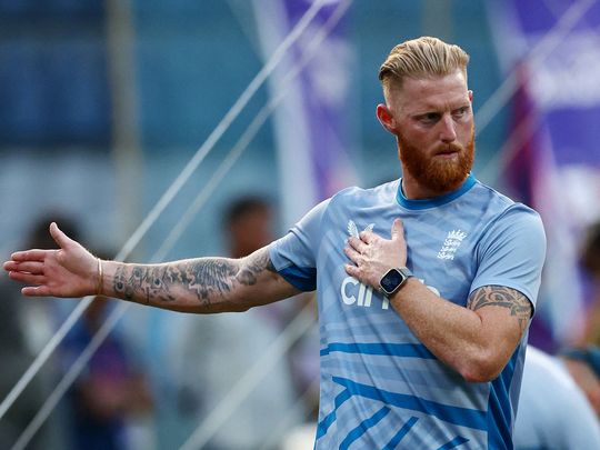 Cricket - ICC Cricket World Cup 2023 - England Practice - Wankhede Stadium, Mumbai, India - October 19, 2023 England's Ben Stokes during practice