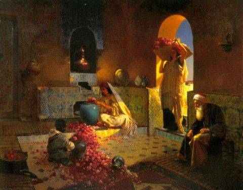 The Perfume Maker by Rudolf Ernst(1854-1932),Wikimedia Commons-1697799310058