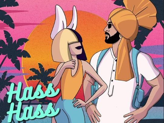 Diljith Dosanjh and Sia's album, Hass Hass