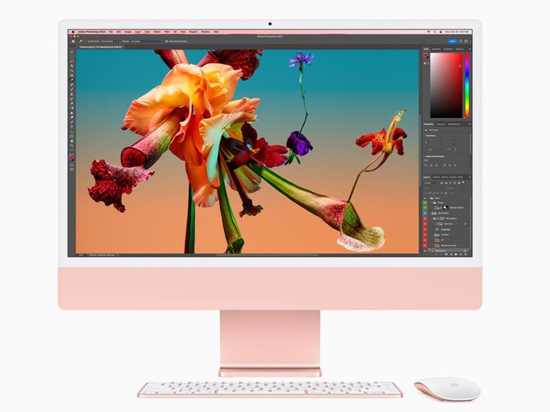 M3 takes the performance of iMac even further, so users can speed through edits on their high-resolution photos.