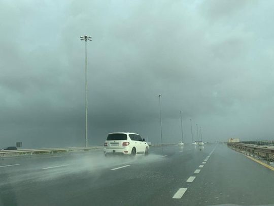 Rain in Abu Dhabi