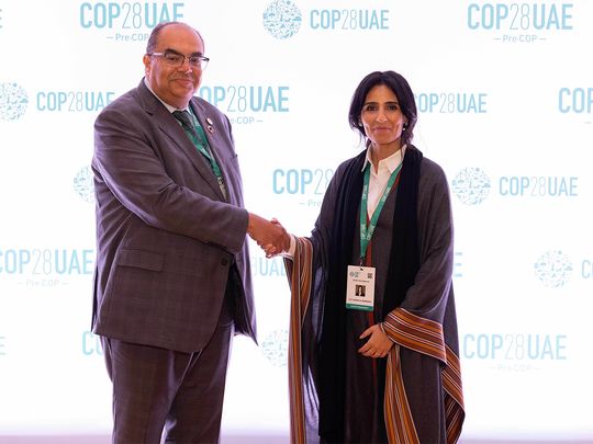 UN Climate Change High-Level Champions for COP28 and COP27 participate in Pre-COP event