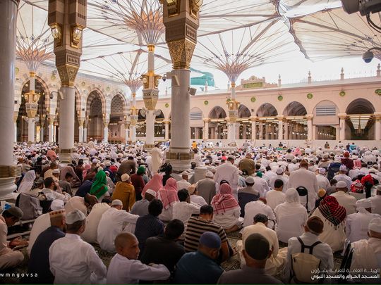Prophet’s Mosque in Medina saudi arabia