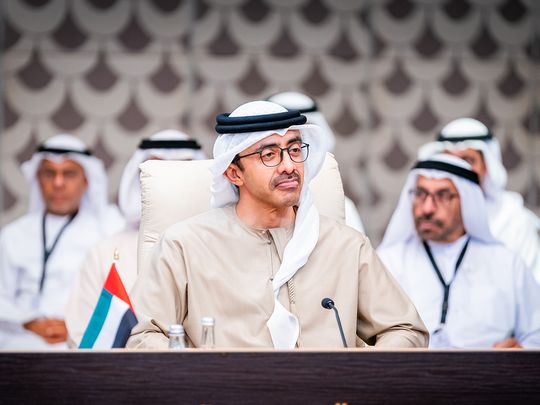 UAE's Minister of Foreign Affairs takes part in coordination meeting of Arab foreign ministers