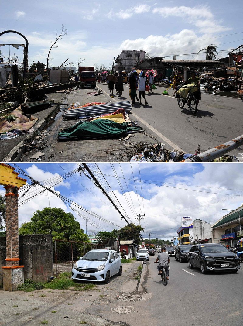 Before and after: 10 years after Super Typhoon Haiyan, Philippine city ...