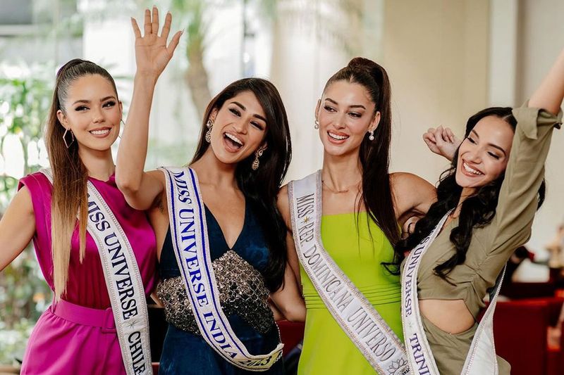 The Miss Universe delegates have touched down in  El Salvador.