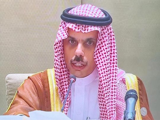 Saudi Arabia’s Foreign Minister, Prince Faisal bin Farhan