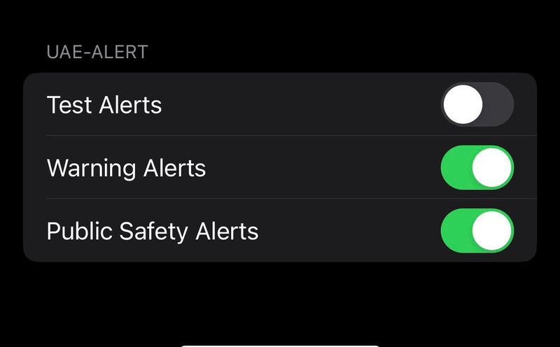 National Early Warning System public safety alert