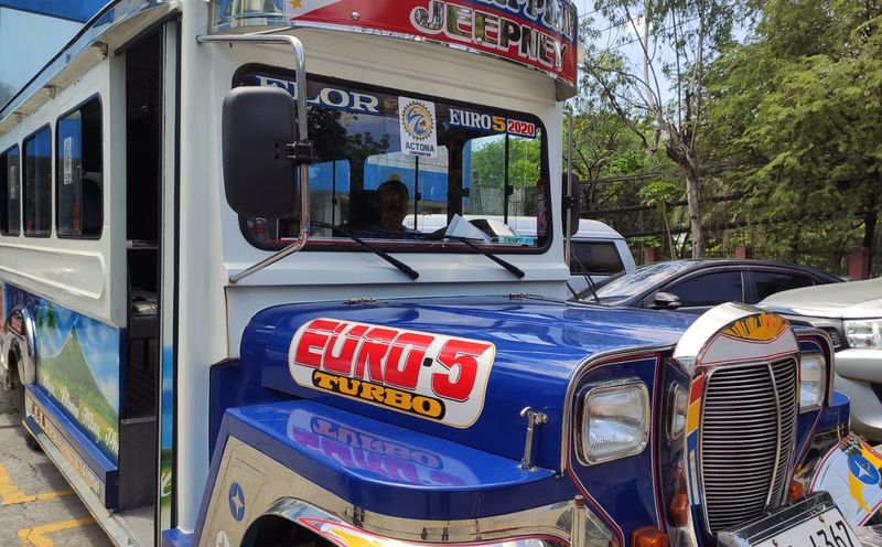 A modern jeepney that forms part of the Public Utility Vehicle Modernization Program (PUVMP)