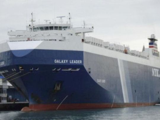 Galaxy Leader cargo ship