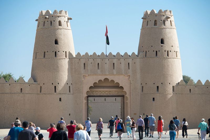 The Al Jahili Fort located in Al Ain UAE. 
