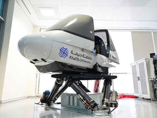 The flight simulator from Boeing will help Khalifa University elevate its research capabilities in aerospace engineering.