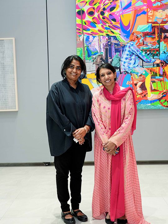 Shafeena Yusuff Ali and Curator Creative Director Meena Vari