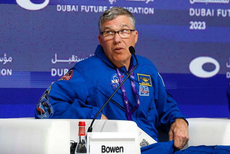 Astronaut Stephen Bowen at the Dubai Future Forum on November 27.