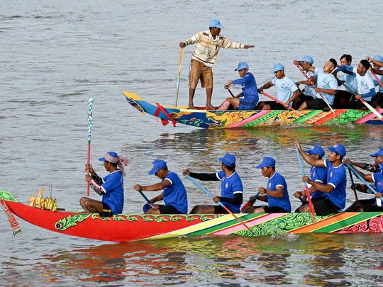 Photos: Dragon boat races return to Cambodia's water festival | Sports ...