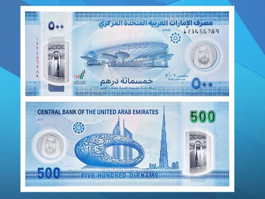 The Central Bank issues a new Dh500 banknote for Union Day
