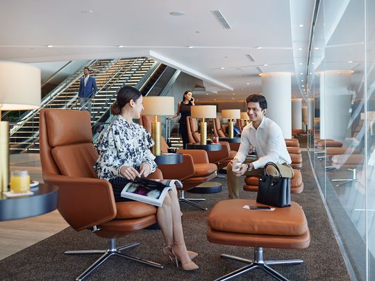 STOCK Etihad Business Lounge / Abu Dhabi / Zayed airport