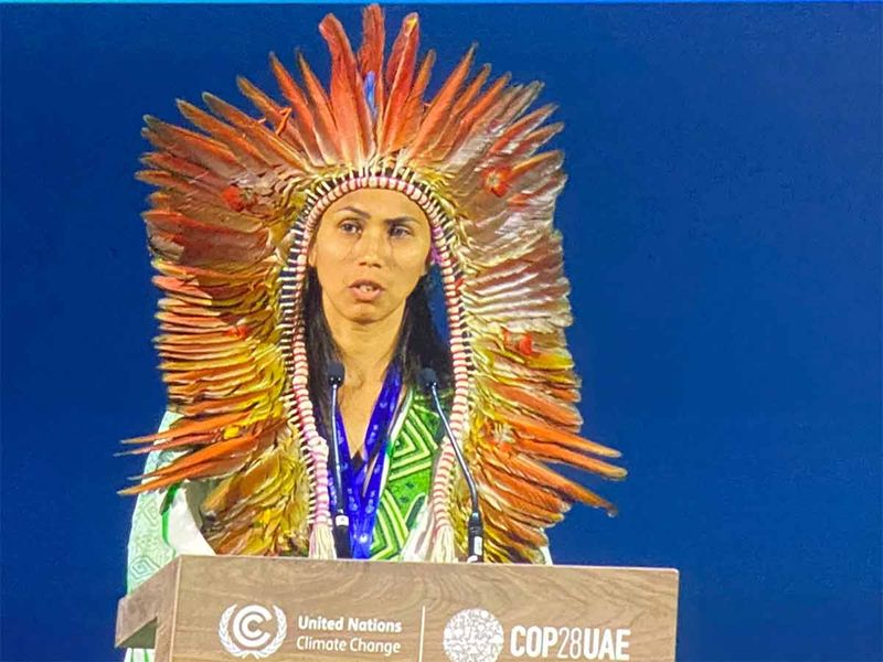 Brazilian climate activist Isabel Prestes da Fonseca