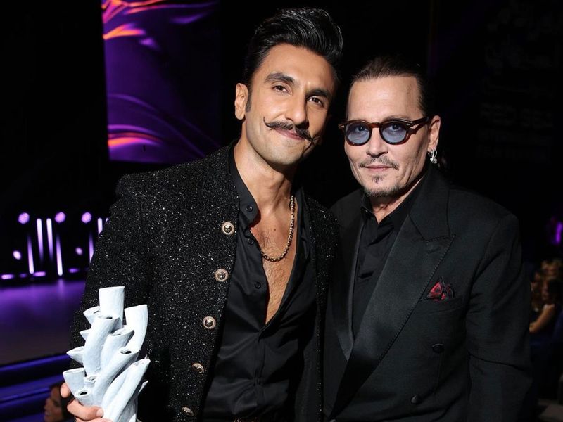 Ranveer Singh and Johnny Depp