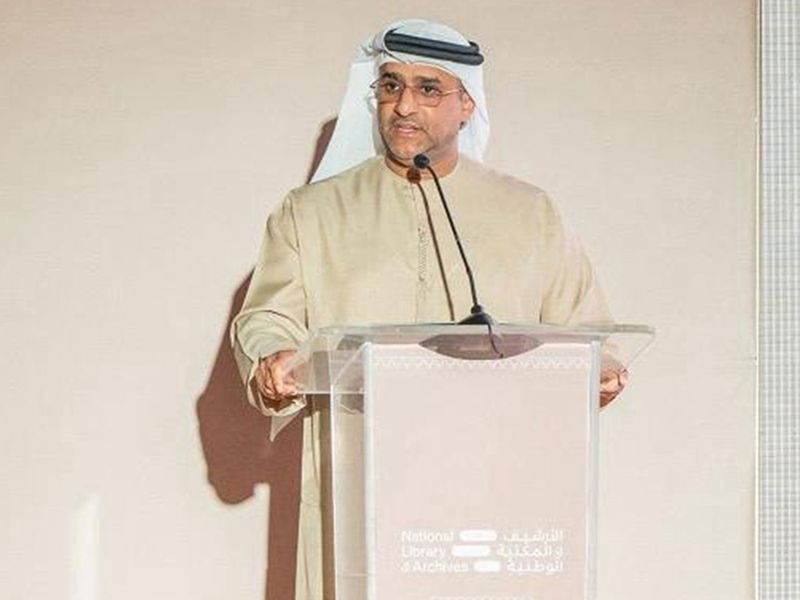 Abdullah Majed Al Ali, Director General of the National Library and Archives,