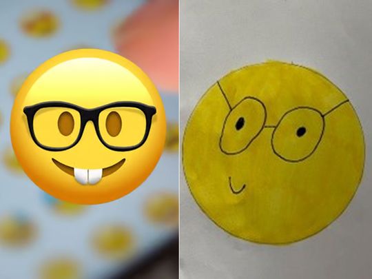 Boy, 10, calls on Apple to redesign the nerd emoji