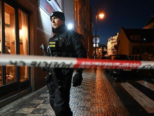 Prague shooting police