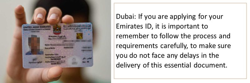 Dubai: If you are applying for your Emirates ID, it is important to remember to follow the process and requirements carefully, to make sure you do not face any delays in the delivery of this essential document.