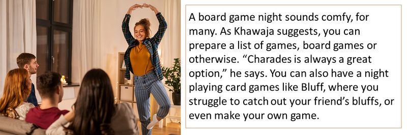 Plan a game night for your friends on NYE.