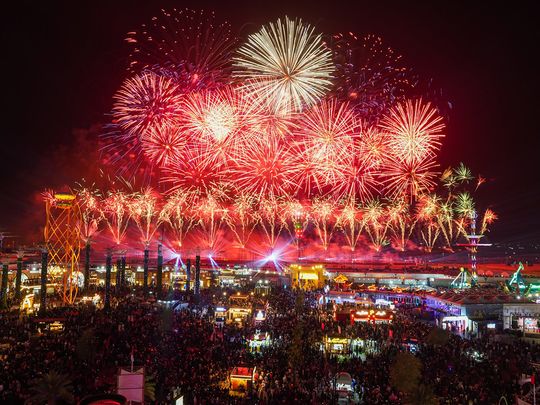 Sheikh Zayed Festival record-breaking fireworks for New Year 2024