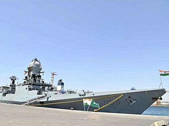The Indian Navy warship INS Chennai