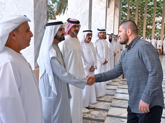 Sheikh Mohammed meets with winners of the Mohammed Bin Rashid Al Maktoum Creative Sports Award