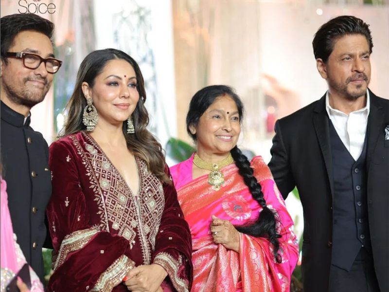 Shah Rukh at Ira's wedding