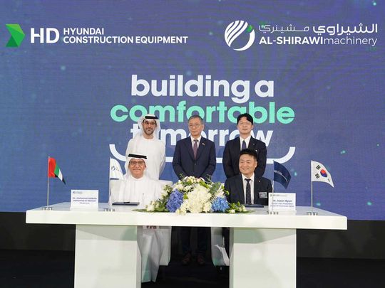 Al Shirawi Machinery and HD Hyundai Construction Equipment Strategic Partnership