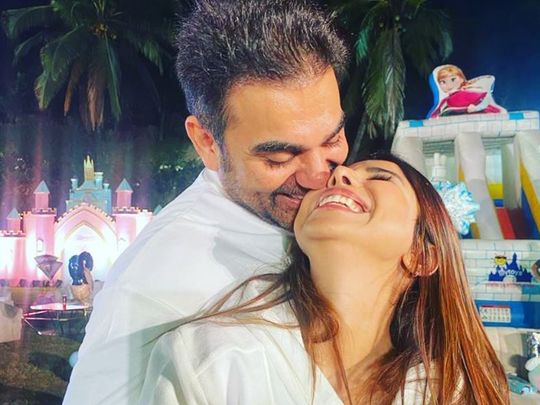Newly-weds Arbaaz Khan and Shhura Khan are loving each other's company