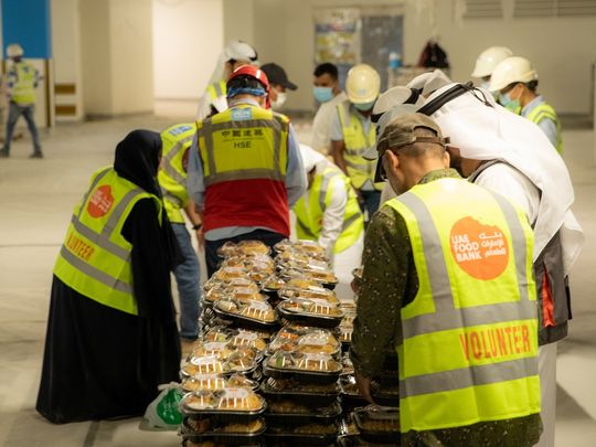 UAE Food bank meals