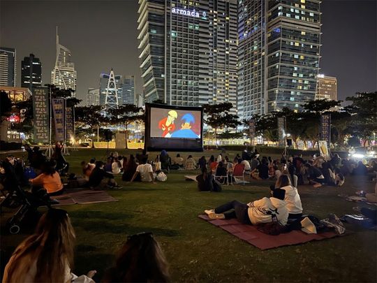 UAE residents gather here for free cinema under the stars