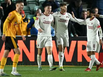 United survives FA Cup scare from Newport