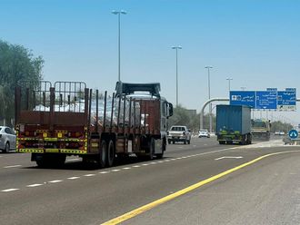 Trucks now allowed to overtake on this Abu Dhabi road