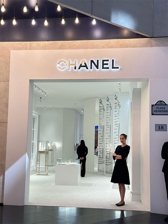 Chanel booth