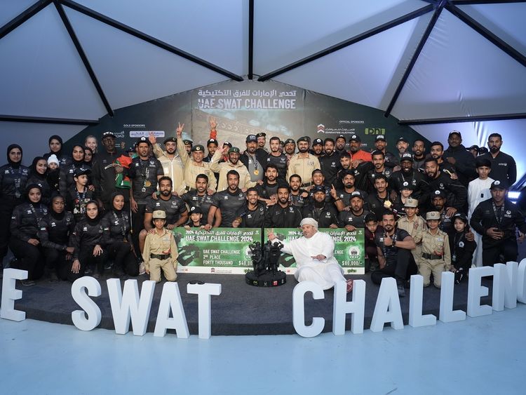 Dubai police teams SWAT teams