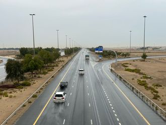 Rain continues across parts of Abu Dhabi
