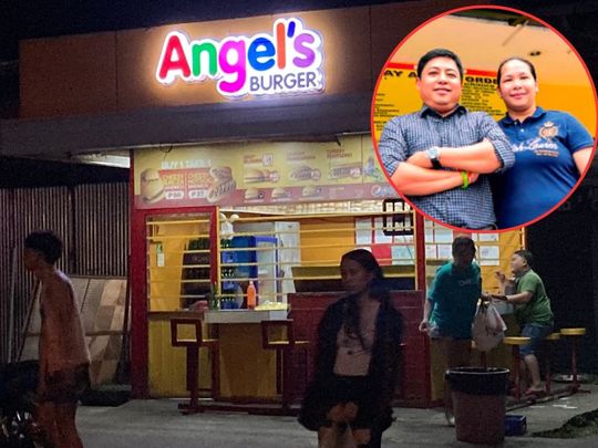 Angel's Burger Joseph and Vicky Mojica